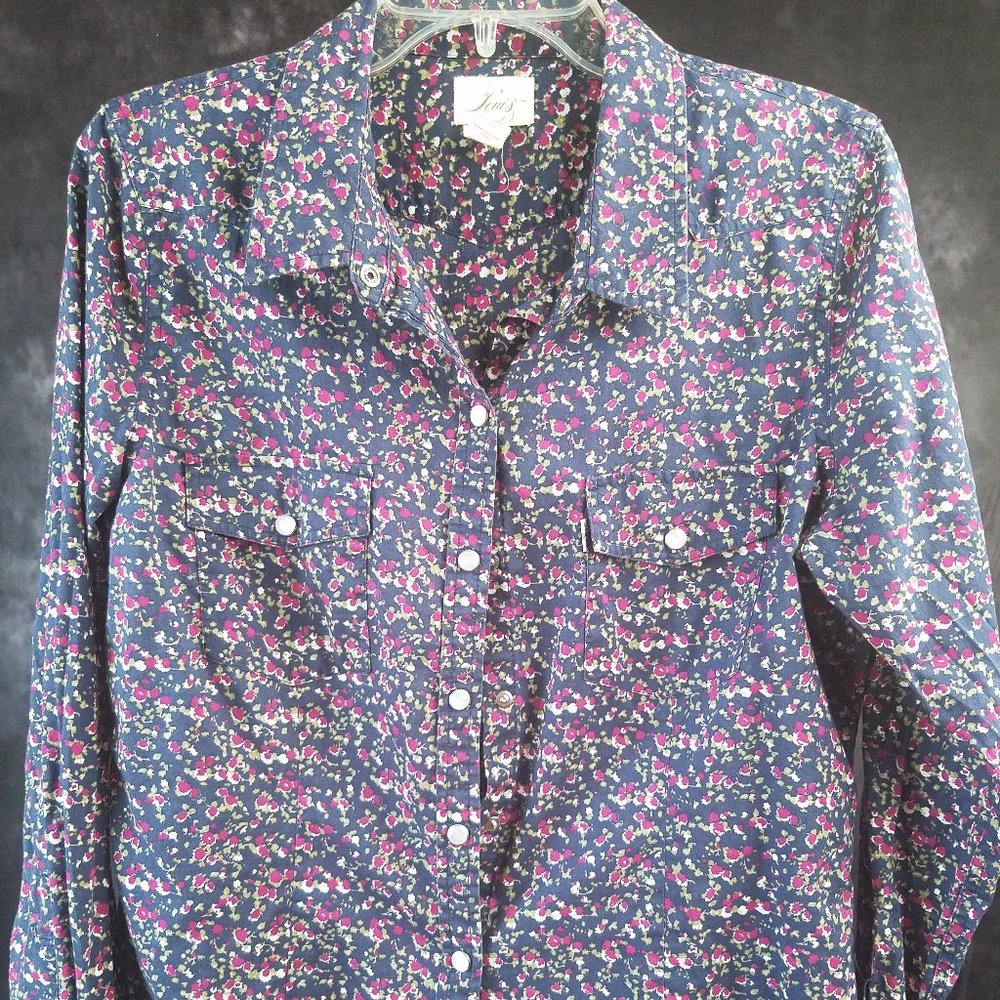 Levi's Snap Button Floral Shirt
